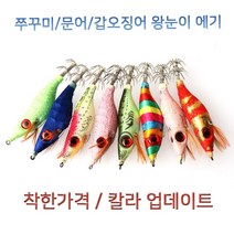 없음 신형 왕눈이 에기 색동이에기 쭈꾸미 갑오징어 더 싼곳있으면 나와바 10개씩, 최저가왕눈이 10개씩 / 2020-프리