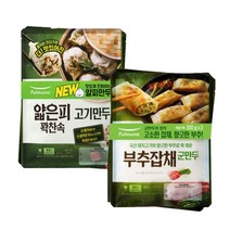 (냉동)[풀무원]얇은피 고기만두320gx2+부추잡채군만두300gx3