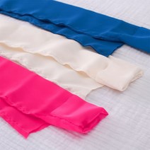 인디컬러 튜브 리본 70mm 머리핀만들기 헤어핀부자재, 아이보리