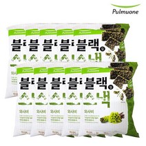풀무원 블랙김스낵 와사비(75g)x10봉