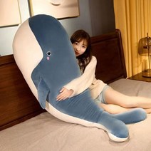 성인애착 바디필로우 범고래베개 바디플로우 긴배게, 푸른 고래