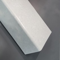 BMC 인조대리석 마루굽틀 80X80X1800 현관 인테리어자재 마루귀틀 귀틀 타일 마감재 재료분리대 (스노우 컬러) 10개