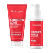 뉴트로지나 스터본 마크 여드름 AM PM 트리트먼트 세트 Neutrogena Stubborn Acne AM PM Face Treatment