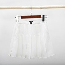여성 빅사이즈 골프치마 플리츠 주름 스커트 플러스 사이즈 봄 여름 스트레치