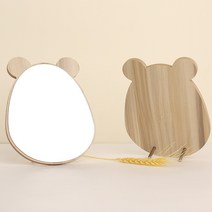 레디박스 우드 탁상거울 2개입, 곰돌이