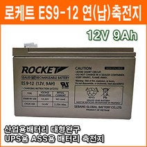 Maxton 연(납)축전지 MP12-9 (12V 9AH) 로케트 ES9-12 호환 가능