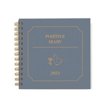 [천삼백케이] [달퐁이네 문방구] 2023 포지티브 다이어리, 블루 웨일