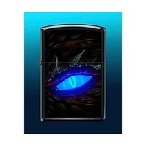 Zippo Lighter-Dragon Mythical Fantasy Street Windproof Lighter(Dragon Eye Blacklight #Z6035), Dragon Eye Blacklight Z6035