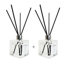 대용량디퓨저 네추럴 이앤디퓨저26종 향기 프리미엄향 200ml+200ml 식물성베이스 스틱16개 쏟아짐방지마개 실내용 디퓨저 방향제 패키지1+1, 화이트사봉