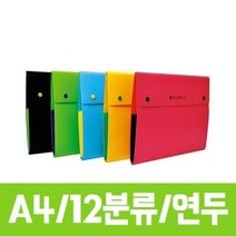 청운 12분류 도큐멘트화일.연두/A4.1개
