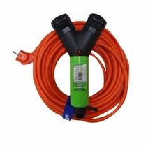 베스토 원터치 멀티탭 - Y형차단 TOP15-50MYA 1.5SQ X 3C X 50M 산업용 2구