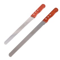 커트라인 빵칼 430mm 380mm 대소 2종 택1, 소 전체길이 380mm