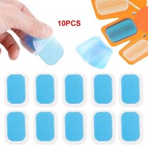 헬스용품 근육 훈련 마사지용 교체형 피트니스 젤 스티커 하이드로겔 패드패치 ABS 복부 트레이너 장치 생산자 직배송 10 개입, 10pcs+10pcs