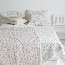 자연친화적 여름 삼베 햄프 리플 여름 캠핑이불 고급 홑이불, 햄프 리플 싱글(150x200) 홑이불 - 핑크