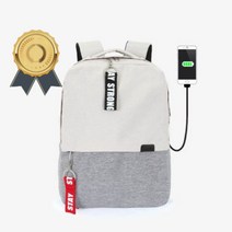 면 키홀더 포함 실용적인 패브릭 캐주얼 백팩 학생 가방 20대 남자 대학생