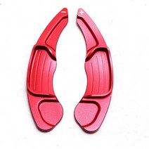 포드 몬데오 엣지 토러스 링컨 MKC 2013-2019 스티어링 휠 시프트 패들 확장 커버 자동차 스타일링 2 개, 02 빨간