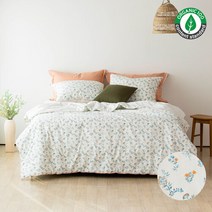 소프라움 [소프라움] 프레첼 오가닉 순면 워싱 차렵이불 세트 Q (베이지)