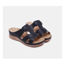 키밍 여자 웨지 슬리퍼 신내화 키높이 샌들 신발 통굽 H3670