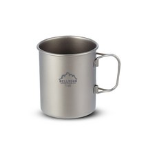 티타늄 컵 (450ml) 캠핑용컵야외용컵휴대용컵, 1개