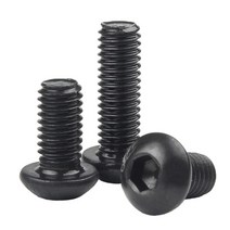 M2.5 블랙 50개 육각 소켓 트러스 헤드 볼트 ISO7380 둥근 머리 나사 Grade 10.9, M2.5 (50pcs), 8mm