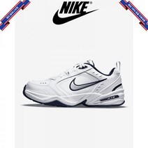 [미국정품] 나이키 맨즈 에어 모나크 IV 와이드 화이트네이비 416355-102