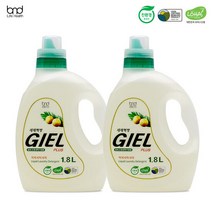 [세제혁명] NEW지엘플러스 1800ml X 2통, 1.8L, 2개