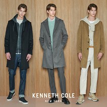 [런칭가 59 000원] 케네스콜 뉴욕 남성 캐시미어 울혼방 싱글코트 1종