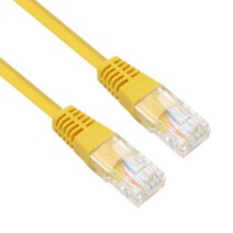 [강원전자] NETmate CAT.5E UTP 다이렉트 케이블 [10M/옐로우] [NMC-U510Y], 1