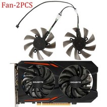 DIY 85MM T129215SU 4 핀 2 볼 베어링 쿨러 팬 기가바이트 지포스 GTX 1050 Ti 1060 1070 1080 RX 480 G1 카드용, CHINA_Fan - 2PCS