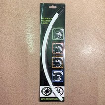 18인치 휠 자동차 휠림 14-18 인치 자동차 스티커 오토바이 스쿠터 자전거에 16 PCs 반사 스트립, 06 Whit