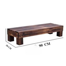 수아네 조립식평상 사우나평상 정원 정자 평상마루 평상의자 야외벤치, 길이 90x너비 30x높이 18의 플랫폼