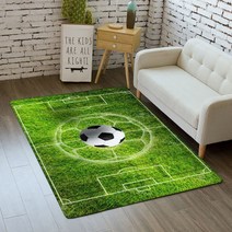 타일카페트3D 침실 러그 축구 소년 놀이 러그 카펫 홈 거실 장식 주방 매트 부모-자식 게임 바닥 영역 러