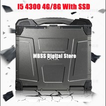 노트북 컴퓨터 Getac B300 i5 4g 8g Ram 4 세대 태블릿 PC 진단용 완전 강화 3 중, 04 8g with 256gssd