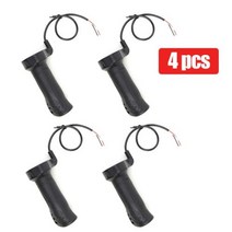 전기자전거 부속품 14pcs 12V 72V 3 와이어 홀 트위스트 스로틀 그립 전기 자동차, 4pcs B+프랑스