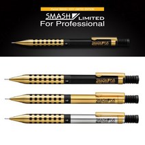 펜텔 Q1005스매쉬골드리미티드에디션샤프 0.5MM 선물, 골드+골드Q1005L-X