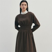 닉앤니콜 SHIRRING BANDING DRESS_KHAKI BROWN (9416352)