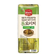 CJ더마켓 반찬 재료 집밥 가정식 탑티어 하선정 통오이지 무절임 쌈무 절임 장아찌 300G, 7개