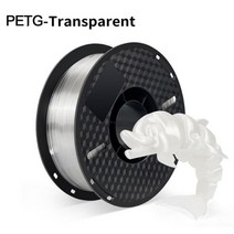 Kee Pang 3D 프린터 1KG 1.75mm PLA PETG 필라멘트 2.2lbs 인쇄 플라스틱 소모품, [05] 1KG PETG Transparent