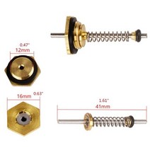 전기온수기부품 10 pcs 가스 보일러 물 연결 밸브 골무 10mm12mm 길이 lpg 온수기 밸브 가전 부품 용 고품질, 2