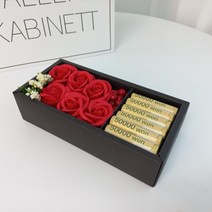 [도매기프트] 비누꽃 현금 상자 용돈박스 생신 선물 썬라이즈레드, 선택_썬라이즈레드 용돈박스