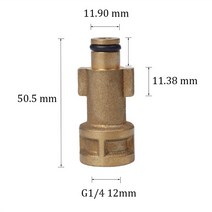 세차폼건 스노우 Nilfisk 스노우 폼 랜스 노즐 어댑터 용 Karcher 고압 워터 건 커넥터 자동차 세탁기, 08 파란