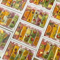 [굿잇츠] 과일강정 5개입세트, 리본포장 + 선물가방