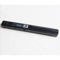 iScan 휴대용 펜 스캐너 미니 핸드 무선 포터블 스캐너 A4 스캔, 블랙 + 32G 메모리 카드