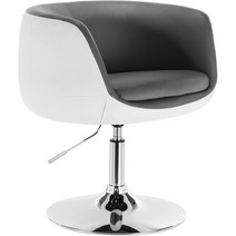 WOLTU 리셉션 카운터 코너 책상 회전 주방 화장대 스툴 의자 독일직구, 화이트