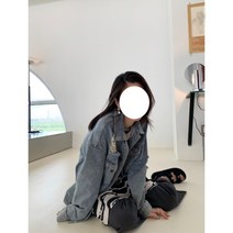 데님코트패션 21FW 대미지 캐쥬얼 아웃라인 데님점퍼 숏 매너 디자인감각 스타일리쉬 스트릿 하라쥬크 풍조 3885843921