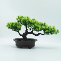 송림정 소나무 조화 분재 인테리어 화분, 1개