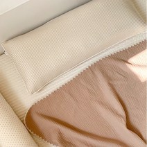 어텀31 오가닉코튼 인견 양면 아기 와이드베개, 곰돌이+솜 속통