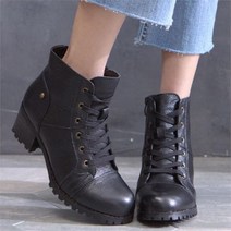 니나스파리 5cm 말굽 6목 가죽워커 9J664