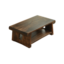 접이식다과상 다도테이블 소반 전통 찻상 술상 반상, 빈 구멍 플러그 인 S 60×34.5×24cm