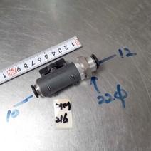 원터치 피팅밸브 호스10 나사부22 PISCO MM216
